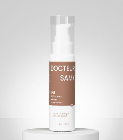 GEL ANTI-ODEURS ET EXFOLIANT CORPS ET AISSELLES A L’ACIDE SALICYLIQUE ET A L’HUILE  ESSENTIELLE DE CITRON